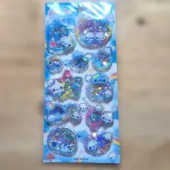 正規品 ♡ カミオジャパン ぷくぷくあわわちゃん スパンコールパーティー シール