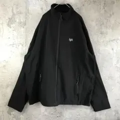 B102古着　ジャケット　ナイロンジャケット　黒　90s Y2K