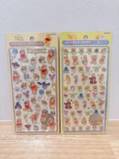 【正規品】ボンボンドロップシール　プーさん