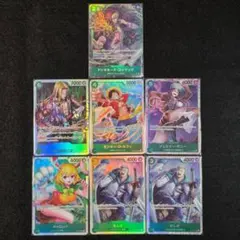 ワンピースカード SR 7枚まとめ売り ロシナンテ ポニー ルフィ等