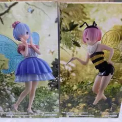 フィギュア リゼロ 妖精衣装 フェアリー レム&ラムの2点セット