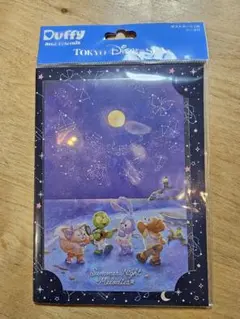 ダッフィー&フレンズ　ポストカード2枚 シール付セット　サマーナイトメロディー