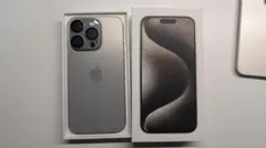 iPhone 15 Pro 256GB ナチュラルチタニウム