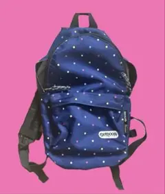 OUTDOOR PRODUCTS キッズ リュック ドット柄 ネイビーのサムネイル
