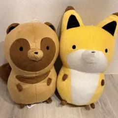 2026年最新】タヌキとキツネ ぬいぐるみの人気アイテム - メルカリ