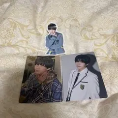 長尾謙杜　フレークシール　トレカ2枚