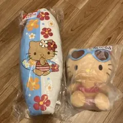 日焼けキティ クッション ぬいぐるみ ラストワン