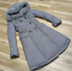 RUIRUE BOUTIQUE「ラクーンファー付きダウンコート」