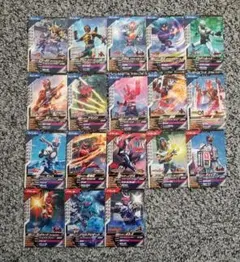 仮面ライダー　ガンバレジェンズ トレーディングカード 18枚セット