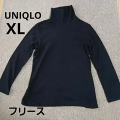 UNIQLO フリース タートル ブラック XL