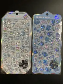 【正規品】 ボンボンドロップシール オリジナル みずいろ よるねこ 2個セット