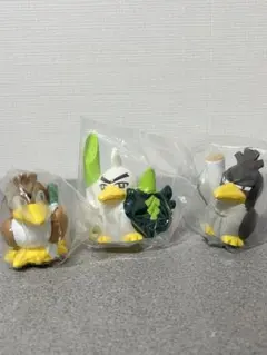 ポケモンキッズ　指人形　ネギガナイト　カモネギ　ガラル　3点セット 新品　②