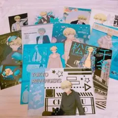 f*X様 松野千冬 クリアファイル まとめ セット 原画展 くじ チャイナ スー