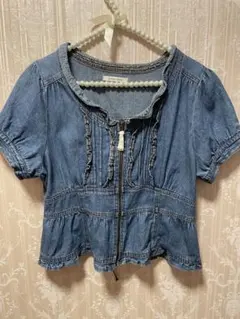 牛仔外套 荷葉邊♡Axes femme ◆︎◇︎◆︎◇︎◆︎◇︎◆︎◇︎◆︎◇︎