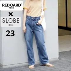 RED CARD 別注　SLOBE IENA ハイライズ　ストレート　ダメージ