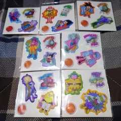 ドラゴンボール　ぷっくりシール 全7種セット