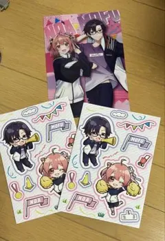 カラピチ　のあさんもふくんセブンイレブンコラボノートクリアファイル3点セット