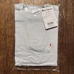 新品 Champion Tシャツ C3-P300Z ペールサックス S