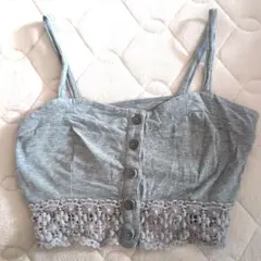 GU グレー キャミソール