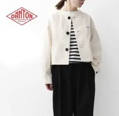 ダントン DANTON サイズ38 カツラギ ノーカラージャケットのサムネイル