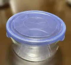 iwaki 耐熱ガラス保存容器 丸型 ブルーのサムネイル
