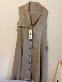 リネンライクジレワンピース　アズールバイマウジー