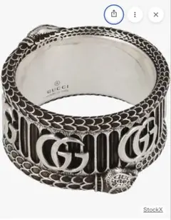 新品 未使用 Gucci グッチ キャットヘッド 定番シルバーリング 20号 