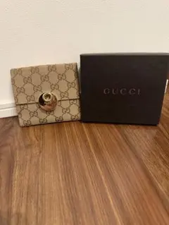 GUCCI GGパターン 二つ折り財布