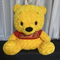 くまのプーさん　リボンプーさんローズボア特大ぬいぐるみ　50cm