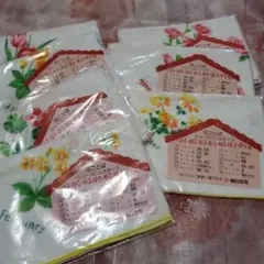 花ことばシリーズ ハンカチーフ 10種類 10枚セット ガーゼハンカチ