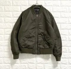 UNIQLO ユニクロ オリーブ MA-1ジャケット ブルゾン レディース