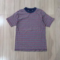00s Sarcastic ボーダー リンガーネック 半袖 tシャツ カットソー 