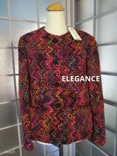 タグ付 ★ELEGANCE　エレガンス　ミックス ツイード ジャケット　ドイツ製のサムネイル