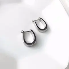 再販人気　シルバーピアス　フープ　小ぶり　華奢　シルバーアクセサリー　韓国