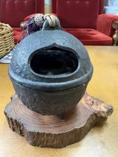 七輪 三河黒七輪 当時もの 昭和レトロ ビンテージ - メルカリ