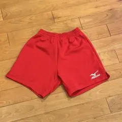 バレーボール　ショートパンツ　ミズノ　赤
