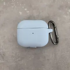 第3世代AirPods シリコンケース ライトブルー カラビナ イヤホンおまけ付のサムネイル