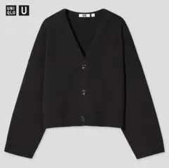 美品✨UNIQLO U ユニクロ ミラノリブ Vネックカーディガン　L 未使用