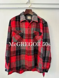 50S MERRILL USA製 オンブレチェックウール中綿カーコート XL相当 