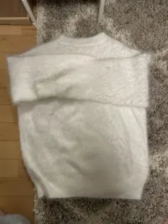 新品 セーター ニット ホワイト かわいい 送料込み 秋冬