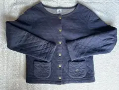 PETIT BATEAU ネイビー カーディガン 10ans