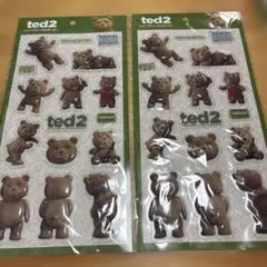 ted2 テッド シール 2枚セット