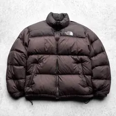 THE NORTH FACE ヌプシ ダウンジャケット ブラウン・ブラック THE NORTH FACE ノースフェイス ヌプシ ダウン ジャケット