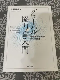 グローバル協力論入門 地球政治経済論からの接近 上村雄彦 法律文化社