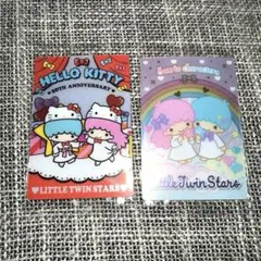 リトルツインスターズ　キキララ　ウエハース　カード　トレカ　キティ　ハローキティ