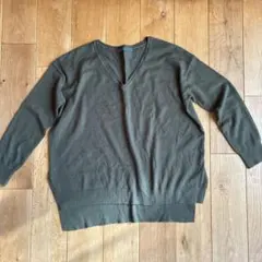 spick&span Vネック　薄手ニット