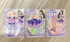 アイカツ　アンコール　ロケテ　紫吹蘭　トップス　ボトムス　シューズ　コンプセット アイカツ アンコール ロケテスト 紫吹蘭 トップス ボトムス シューズ