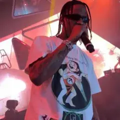 L エイフェックス ツイン トラヴィススコット Tシャツ はだしのゲン