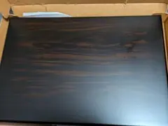 木目の美しい唐木花台　黒丹2号