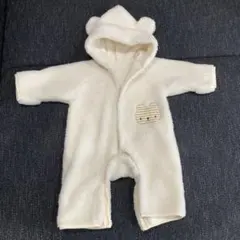 クマ耳付きフリースアウター 50〜70㎝